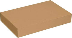 Made in USA - 12" Wide x 19" Long x 3" High Rectangle Chipboard Box - 1 Wall, Kraft (Color) - Best Tool & Supply