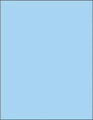 Tape Logic - 11" Long, Pastel Blue Paper Laser Label - For Laser Printers - Best Tool & Supply