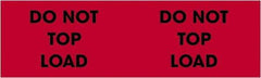 Tape Logic - 10" Long, Fluorescent Red Paper Shipping Label - For Multi-Use - Best Tool & Supply