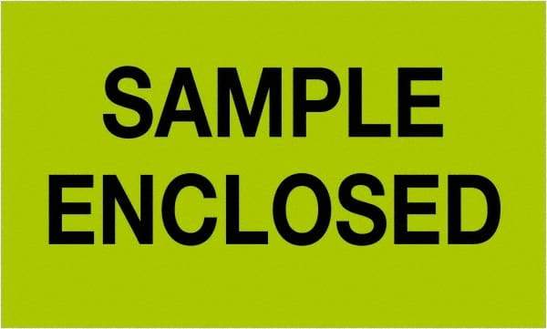 Tape Logic - 5" Long, Fluorescent Green Paper Shipping Label - For Multi-Use - Best Tool & Supply