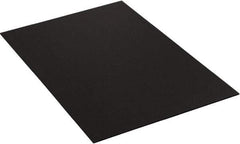 Made in USA - 96" Long x 48" Wide Plastic Sheet - Black - Best Tool & Supply