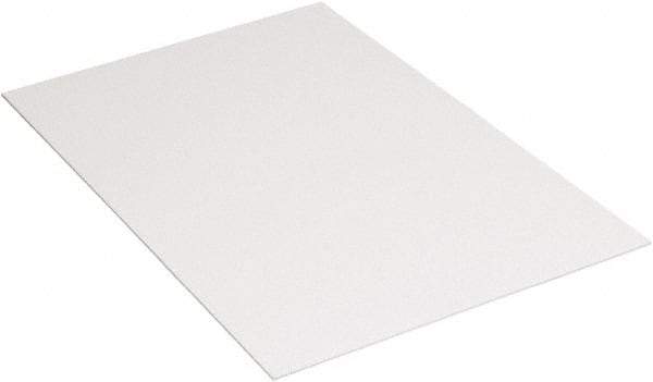 Made in USA - 48" Long x 40" Wide Plastic Sheet - White - Best Tool & Supply