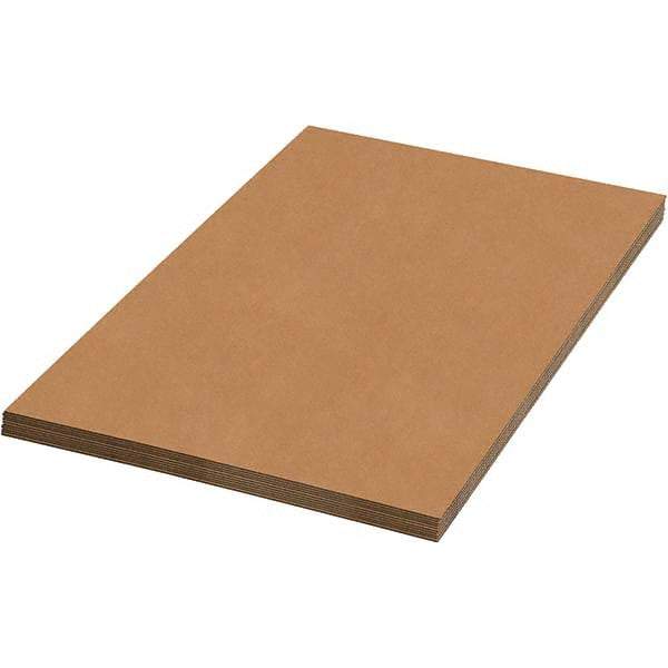 Made in USA - 30" Long x 30" Wide Corrugated Sheet - Kraft - Best Tool & Supply