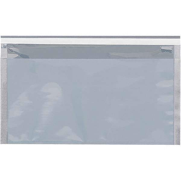 Value Collection - 10-1/4" Long x 6-1/4" Wide Peel-Off Self-Seal Glamour Mailer - Translucent Silver - Best Tool & Supply