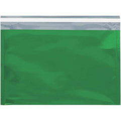 Value Collection - 12-3/4" Long x 9-1/2" Wide Peel-Off Self-Seal Metallic Mailer - Green - Best Tool & Supply