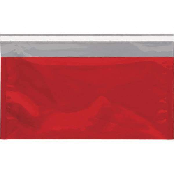 Value Collection - 10-1/4" Long x 6-1/4" Wide Peel-Off Self-Seal Metallic Mailer - Red - Best Tool & Supply