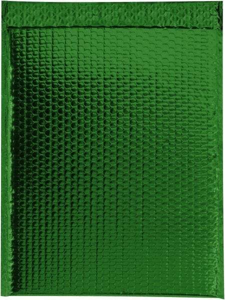 Made in USA - 22-1/2" Long x 19" Wide Peel-Off Self-Seal Bubble Mailer - Green - Best Tool & Supply