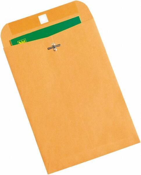 Made in USA - 10" Long x 7" Wide Clasp Brown Kraft Envelope - Kraft - Best Tool & Supply