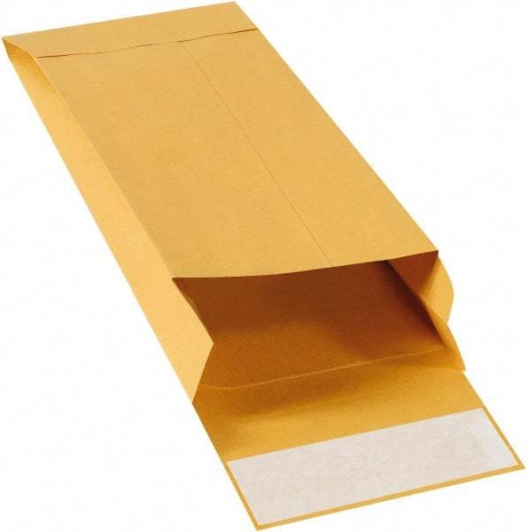 Made in USA - 11" Long x 5" Wide Peel-Off Self-Seal Natural Kraft Envelope - Kraft - Best Tool & Supply