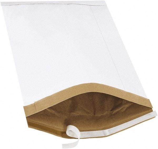 Made in USA - 19" Long x 12-1/2" Wide Peel-Off Self-Seal Padded Mailer - White - Best Tool & Supply