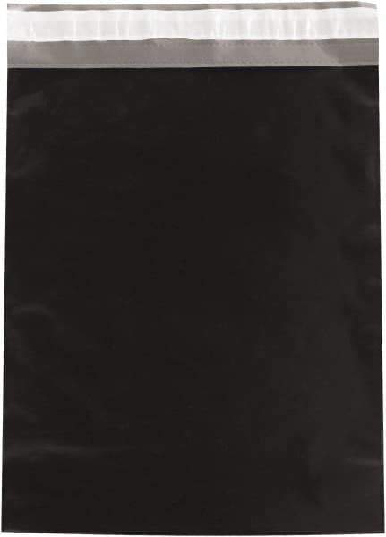 Value Collection - 15-1/2" Long x 12" Wide Peel-Off Self-Seal Courier Envelope - Black - Best Tool & Supply