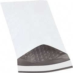 Made in USA - 10" Long x 5" Wide Peel-Off Self-Seal Padded Mailer - White - Best Tool & Supply