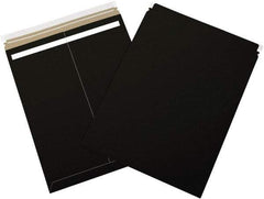 Made in USA - 21" Long x 17" Wide Peel-Off Self-Seal Flat Mailer - Black - Best Tool & Supply