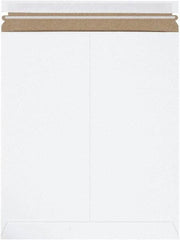 Made in USA - 15" Long x 12-3/4" Wide Peel-Off Self-Seal Flat Mailer - White - Best Tool & Supply