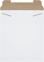 Made in USA - 15" Long x 12-3/4" Wide Regular Flat Mailer - White - Best Tool & Supply