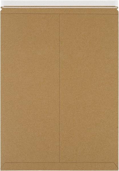 Made in USA - 24" Long x 18" Wide Peel-Off Self-Seal Flat Mailer - Kraft - Best Tool & Supply