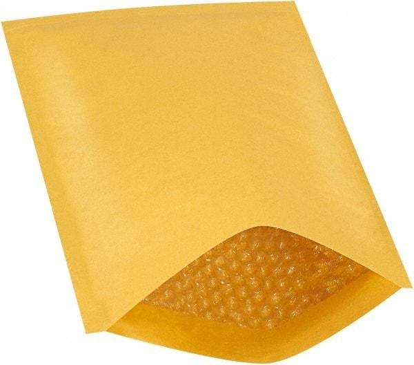 Made in USA - 12" Long x 8-1/2" Wide Regular Bubble Mailer - Kraft - Best Tool & Supply