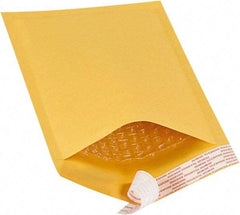 Made in USA - 10" Long x 5" Wide Peel-Off Self-Seal Bubble Mailer - Kraft - Best Tool & Supply