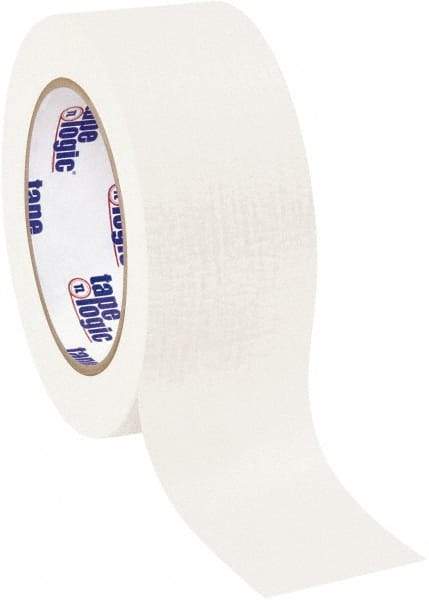 Tape Logic - 2" Wide x 60 Yd Long White Crepe Paper Masking Tape - 4.9 mil Thick - Best Tool & Supply