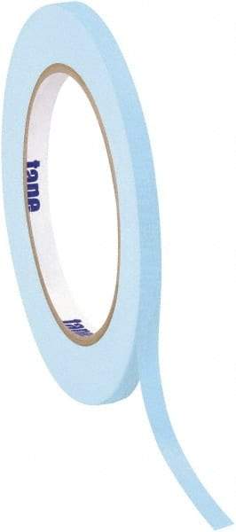 Tape Logic - 1/2" Wide x 60 Yd Long Blue Crepe Paper Masking Tape - 4.9 mil Thick - Best Tool & Supply