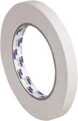 Tape Logic - 1/2" Wide x 60 Yd Long Tan Crepe Paper Masking Tape - 6.1 mil Thick - Best Tool & Supply