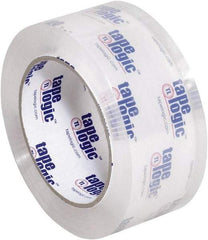 Tape Logic - 2" x 55 Yd Clear Acrylic Adhesive Packaging Tape - Polypropylene Film Backing, 2.6 mil Thick, 26.5 Lb Tensile Strength - Best Tool & Supply