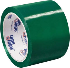 Tape Logic - 3" x 55 Yd Green Acrylic Adhesive Packaging Tape - Polypropylene Film Backing, 2.2 mil Thick, 21.4 Lb Tensile Strength - Best Tool & Supply