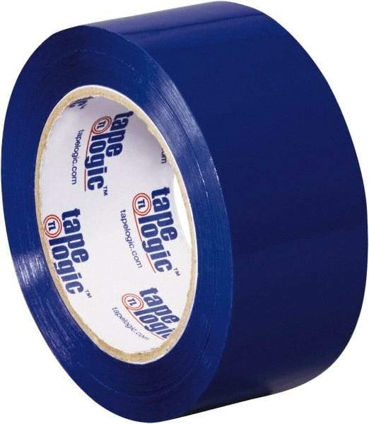 Tape Logic - 2" x 110 Yd Blue Acrylic Adhesive Packaging Tape - Polypropylene Film Backing, 2.2 mil Thick, 21.4 Lb Tensile Strength - Best Tool & Supply