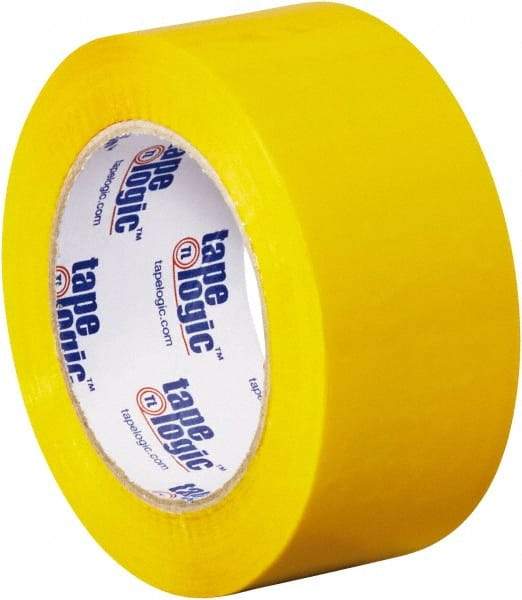 Tape Logic - 2" x 110 Yd Yellow Acrylic Adhesive Packaging Tape - Polypropylene Film Backing, 2.2 mil Thick, 21.4 Lb Tensile Strength - Best Tool & Supply