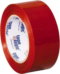 Tape Logic - 2" x 110 Yd Red Acrylic Adhesive Packaging Tape - Polypropylene Film Backing, 2.2 mil Thick, 21.4 Lb Tensile Strength - Best Tool & Supply