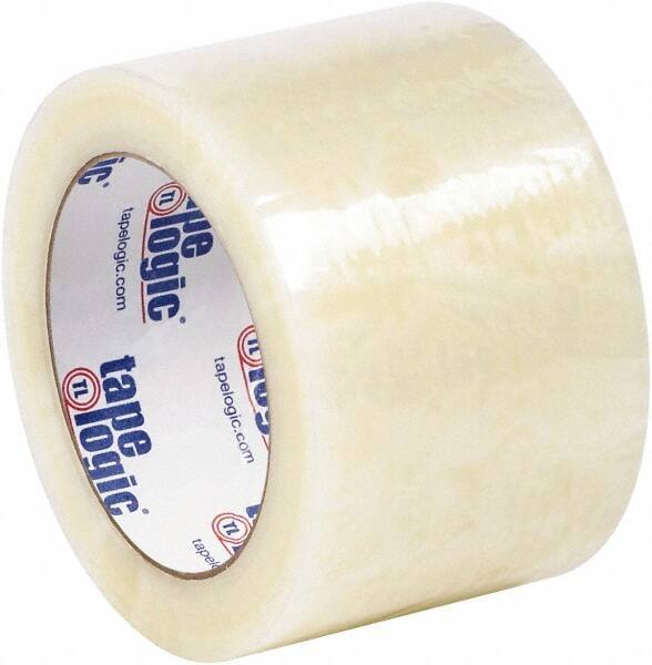 Tape Logic - 3" x 110 Yd Clear Hot Melt Adhesive Packaging Tape - Polypropylene Film Backing, 1.7 mil Thick - Best Tool & Supply