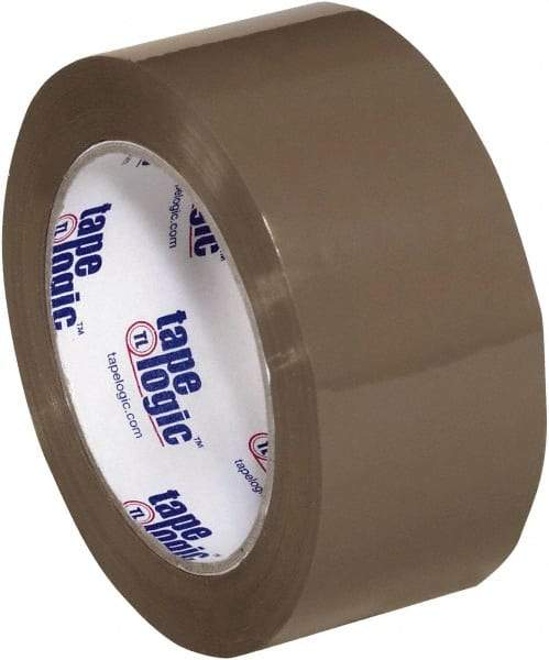 Tape Logic - 2" x 110 Yd Tan Hot Melt Adhesive Packaging Tape - Polypropylene Film Backing, 1.9 mil Thick, 22 Lb Tensile Strength - Best Tool & Supply