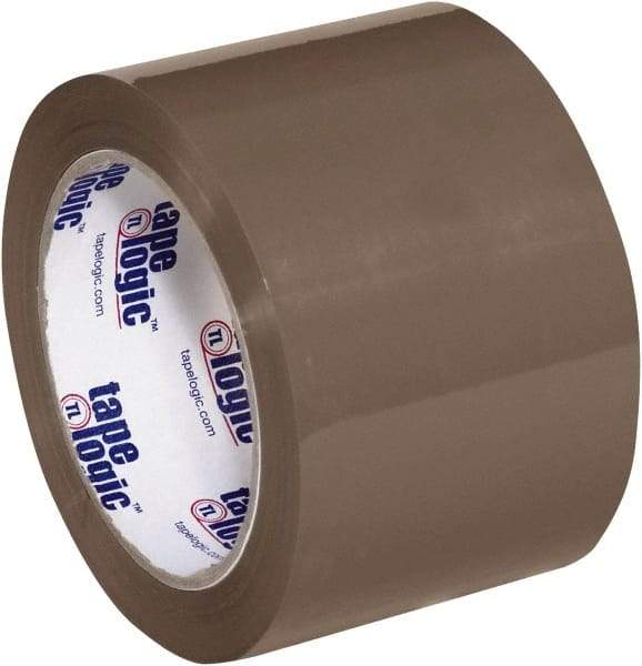 Tape Logic - 3" x 110 Yd Tan Hot Melt Adhesive Packaging Tape - Polypropylene Film Backing, 1.6 mil Thick, 26 Lb Tensile Strength - Best Tool & Supply