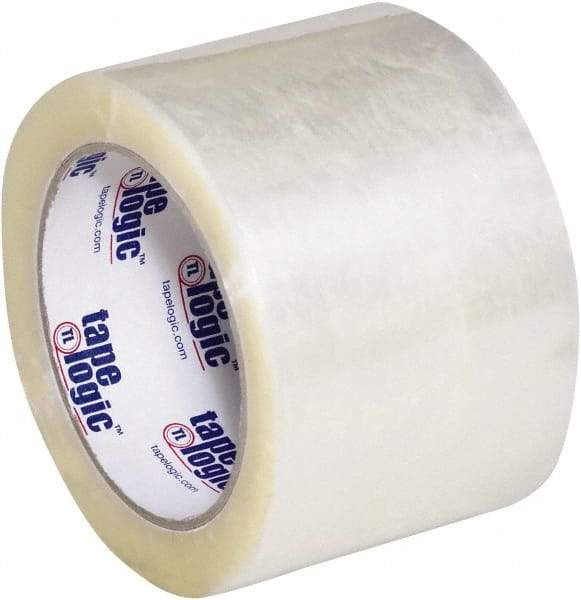 Tape Logic - 3" x 110 Yd Clear Hot Melt Adhesive Packaging Tape - Polypropylene Film Backing, 2.2 mil Thick - Best Tool & Supply