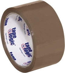 Tape Logic - 2" x 55 Yd Tan Hot Melt Adhesive Packaging Tape - Polypropylene Film Backing, 1.6 mil Thick, 26 Lb Tensile Strength - Best Tool & Supply