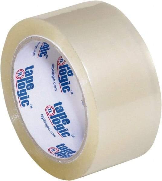 Tape Logic - 2" x 55 Yd Clear Acrylic Adhesive Packaging Tape - Polypropylene Film Backing, 2.6 mil Thick, 24.7 Lb Tensile Strength - Best Tool & Supply