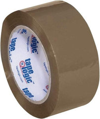 Tape Logic - 2" x 110 Yd Tan Acrylic Adhesive Packaging Tape - Polypropylene Film Backing, 1.8 mil Thick, 18 Lb Tensile Strength - Best Tool & Supply