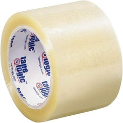 Tape Logic - 3" x 110 Yd Clear Acrylic Adhesive Packaging Tape - Polypropylene Film Backing, 1.6 mil Thick - Best Tool & Supply