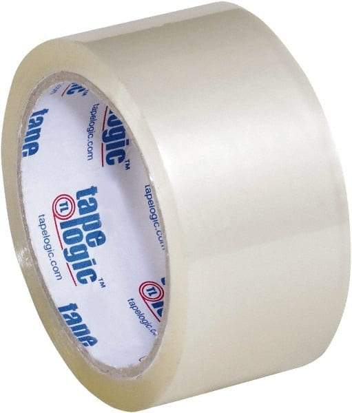 Tape Logic - 2" x 55 Yd Clear Acrylic Adhesive Packaging Tape - Polypropylene Film Backing, 2.2 mil Thick, 21.4 Lb Tensile Strength - Best Tool & Supply