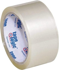 Tape Logic - 2" x 55 Yd Clear Acrylic Adhesive Packaging Tape - Polypropylene Film Backing, 1.8 mil Thick, 18 Lb Tensile Strength - Best Tool & Supply