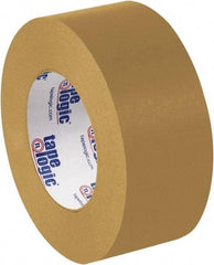 Tape Logic - 2" x 60 Yd Brown Rubber Adhesive Packaging Tape - Paper Backing, 7 mil Thick - Best Tool & Supply