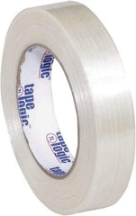 Tape Logic - 1" x 60 Yd Clear Hot Melt Adhesive Strapping Tape - Polypropylene Film Backing, 5.1 mil Thick, 275 Lb Tensile Strength - Best Tool & Supply