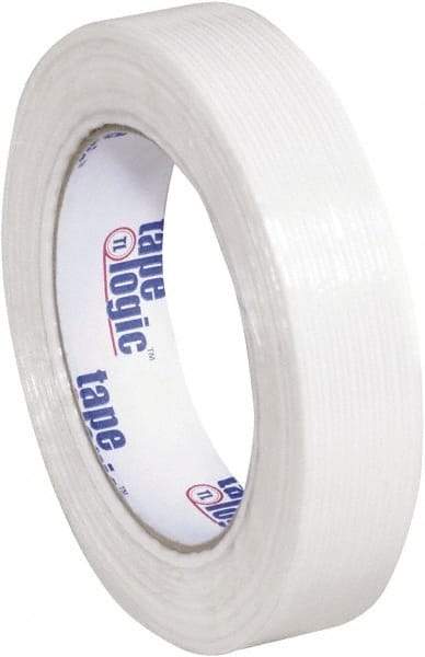 Tape Logic - 1" x 60 Yd Clear Hot Melt Adhesive Strapping Tape - Polypropylene Film Backing, 3.9 mil Thick, 100 Lb Tensile Strength - Best Tool & Supply