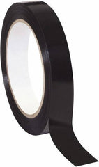 Tape Logic - 3/4" x 60 Yd Black Rubber Adhesive Strapping Tape - Polypropylene Film Backing, 2.7 mil Thick, 90 Lb Tensile Strength - Best Tool & Supply