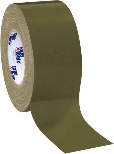 Tape Logic - 3" x 60 Yds Olive Green Duct Tape - 10 mil, Rubber Adhesive - Best Tool & Supply