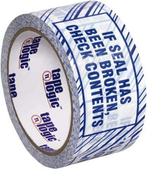 Tape Logic - 3,960" Long, Blue/White Security Tape - For Multi-Use - Best Tool & Supply