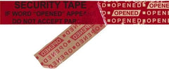 Tape Logic - 2,160" Long, Red Security Tape - For Multi-Use - Best Tool & Supply