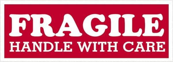 Tape Logic - 4" Long, Red/White Paper Shipping Label - For Multi-Use - Best Tool & Supply