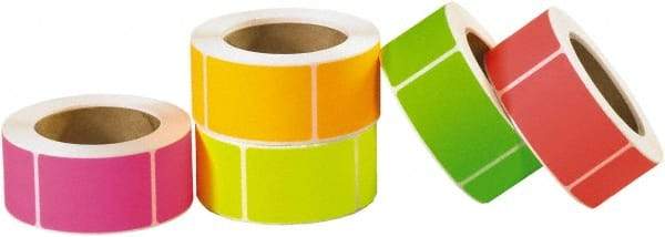 Tape Logic - 2" Long, Assorted Paper Inventory Labels - For Multi-Use - Best Tool & Supply