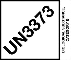 Tape Logic - 4-3/4" Long, Black/White Paper D.O.T. Labels - For Multi-Use - Best Tool & Supply